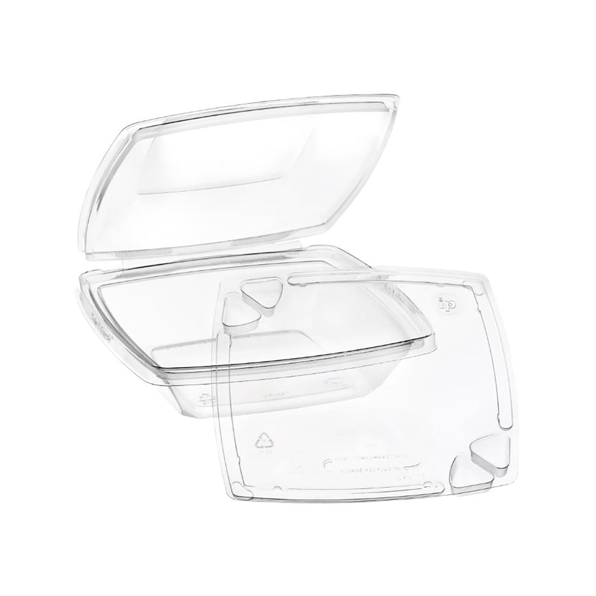 Safe-T-Fresh Flat Square Insert - Case of 378 - #FMT0MPW Wholesale Foil Pans