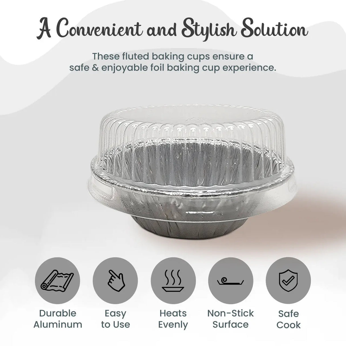 Plastic lid for 3" Disposable  Aluminum Tart Pan -  Case of 2000  #PL-301 Superior Aluminum