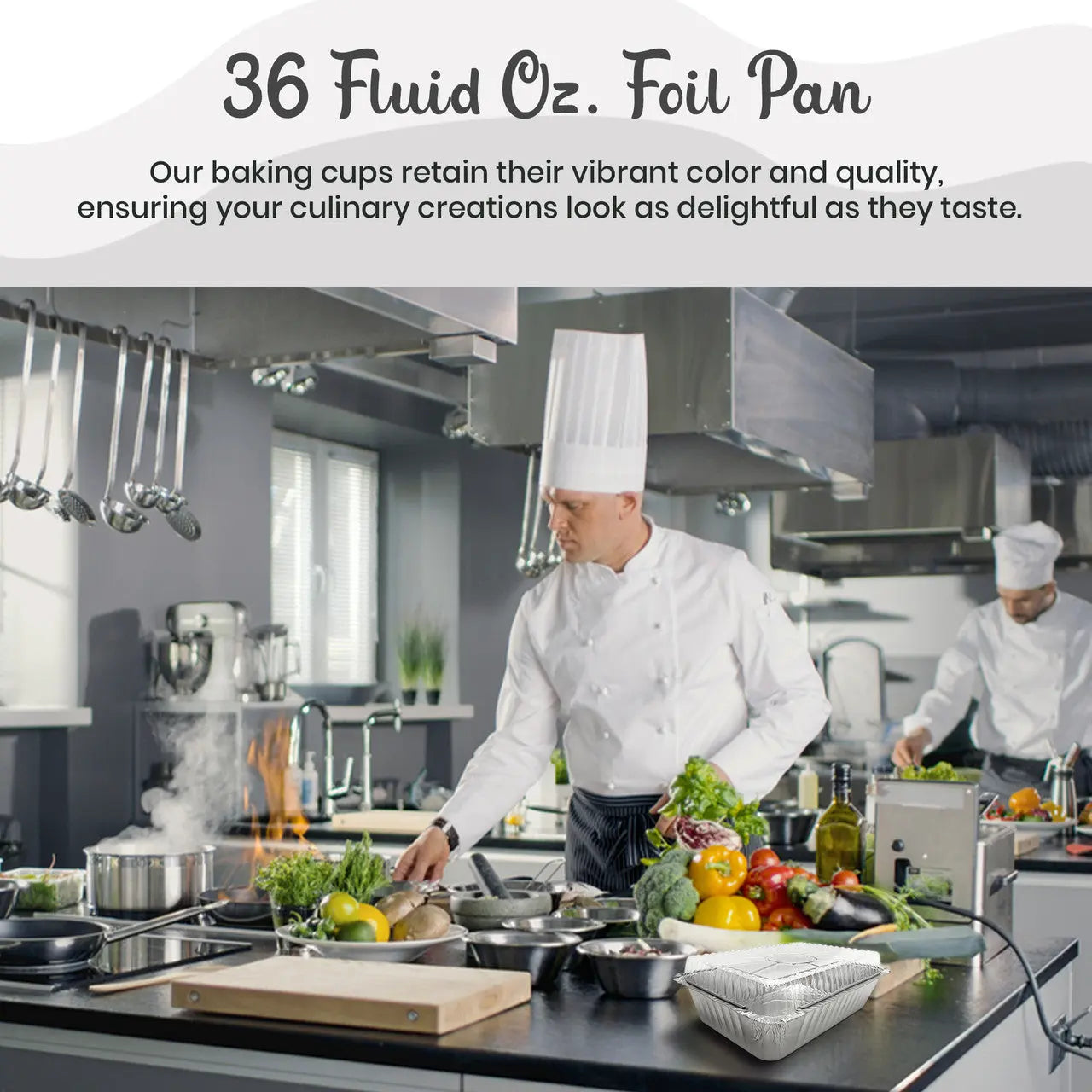 2¼ lb. Disposable Takeout  Pan with Plastic Lid - Case of 500 #250P Handi-Foil