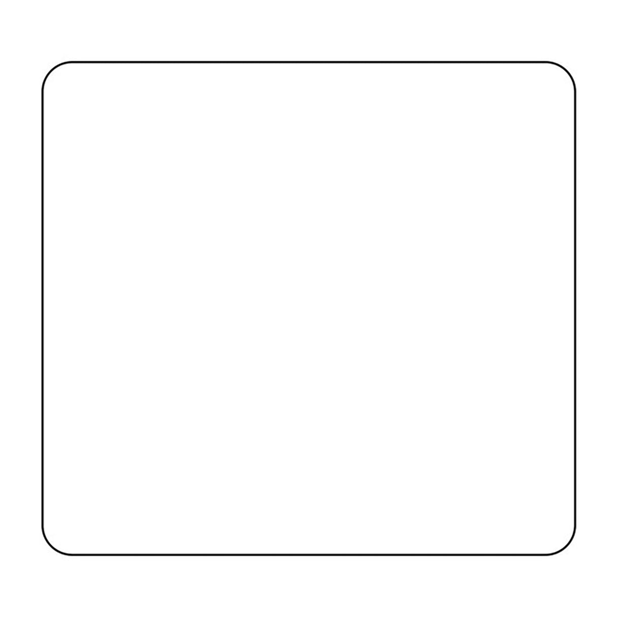 2 x 2 Blank Permanent Direct Thermal Label - 24 Roll Case - #IT115736B Wholesale Foil Pans