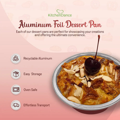 8 oz. Smoothwall Colored Disposable Foil Pan- Case of 1000 - #A42NL KitchenDance