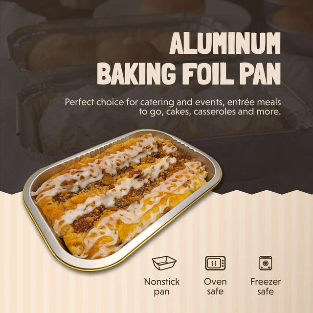 11" x  7" Colored Heavy Aluminum Entrée Pan with Snap on Dome Lid - Case of 200  #A71P KitchenDance