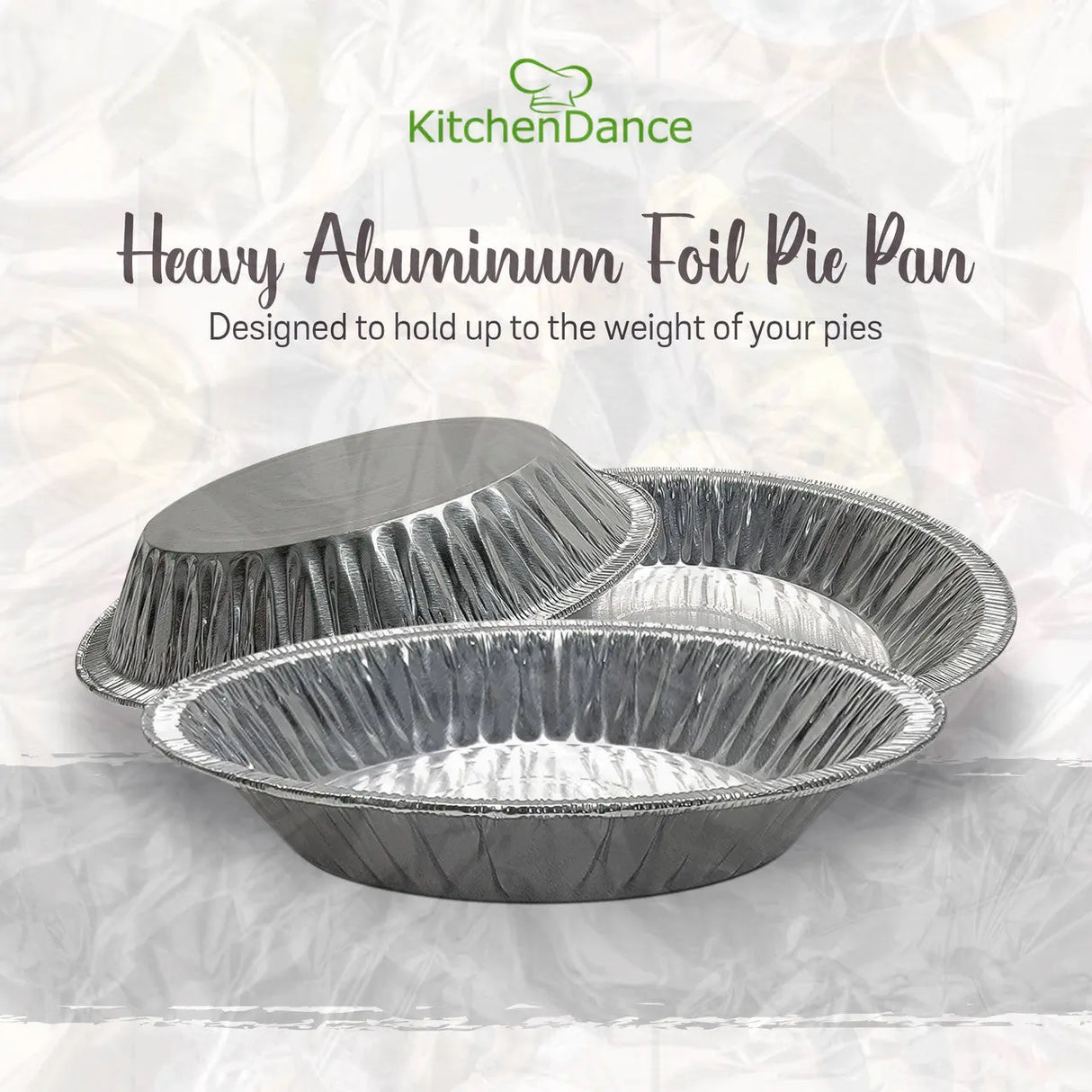 6" Disposable Aluminum Foil Standard Pie Pan -Case of 500  #600 Superior Aluminum