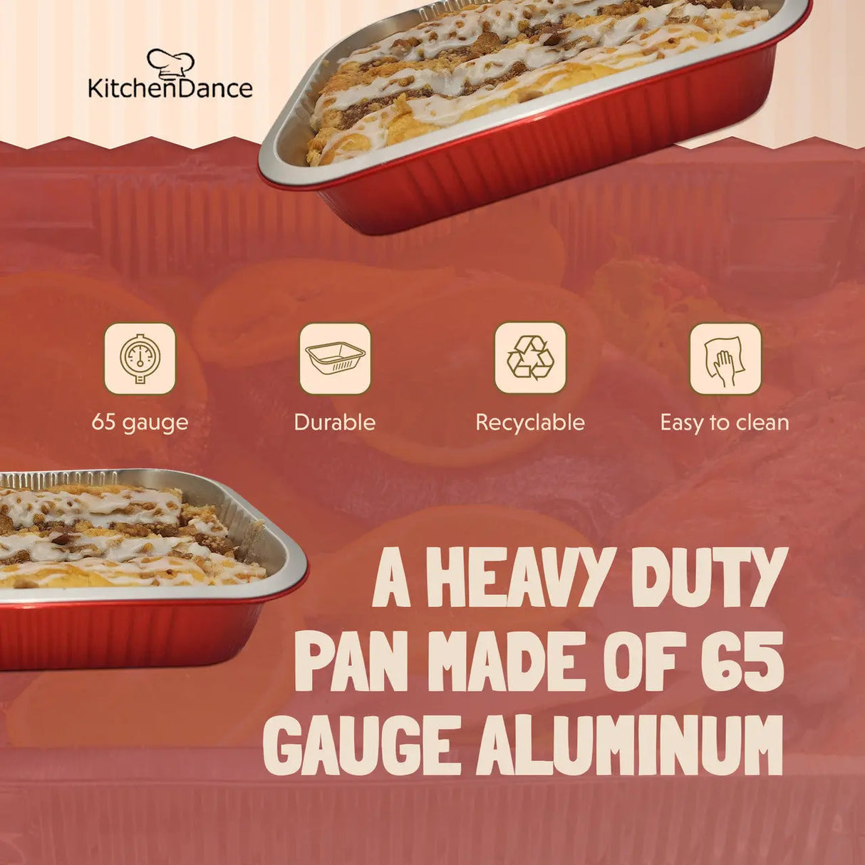 11" x  7" Colored Heavy Aluminum Entrée Pan - Case of 200 - #A71NL KitchenDance