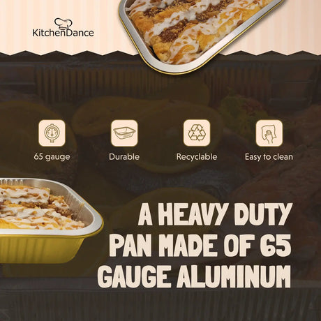 11" x  7" Colored Heavy Aluminum Entrée Pan with Snap on Dome Lid - Case of 200  #A71P KitchenDance
