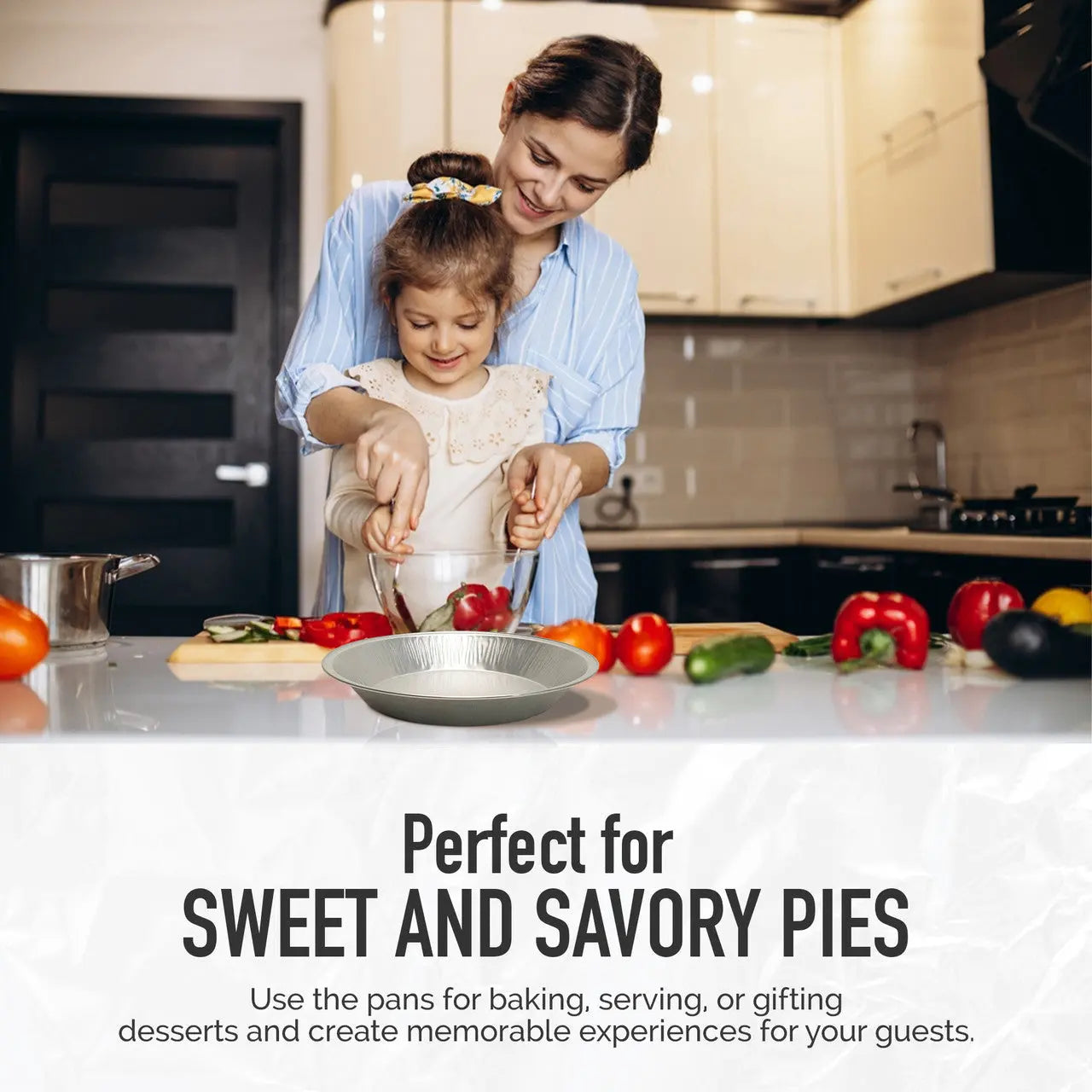 KitchenDance 9" Smoothwall Foil Pie Pan - Case of 500  #922 KitchenDance