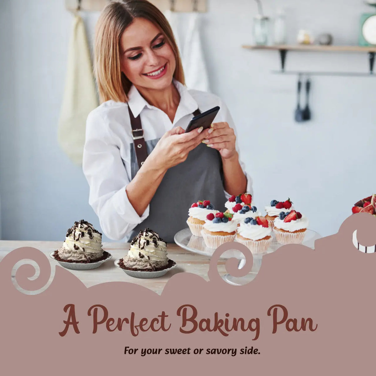 4¼" Disposable Small Foil Tart Pan - Shallow - Case of 1000 #416 D & W Fine pack