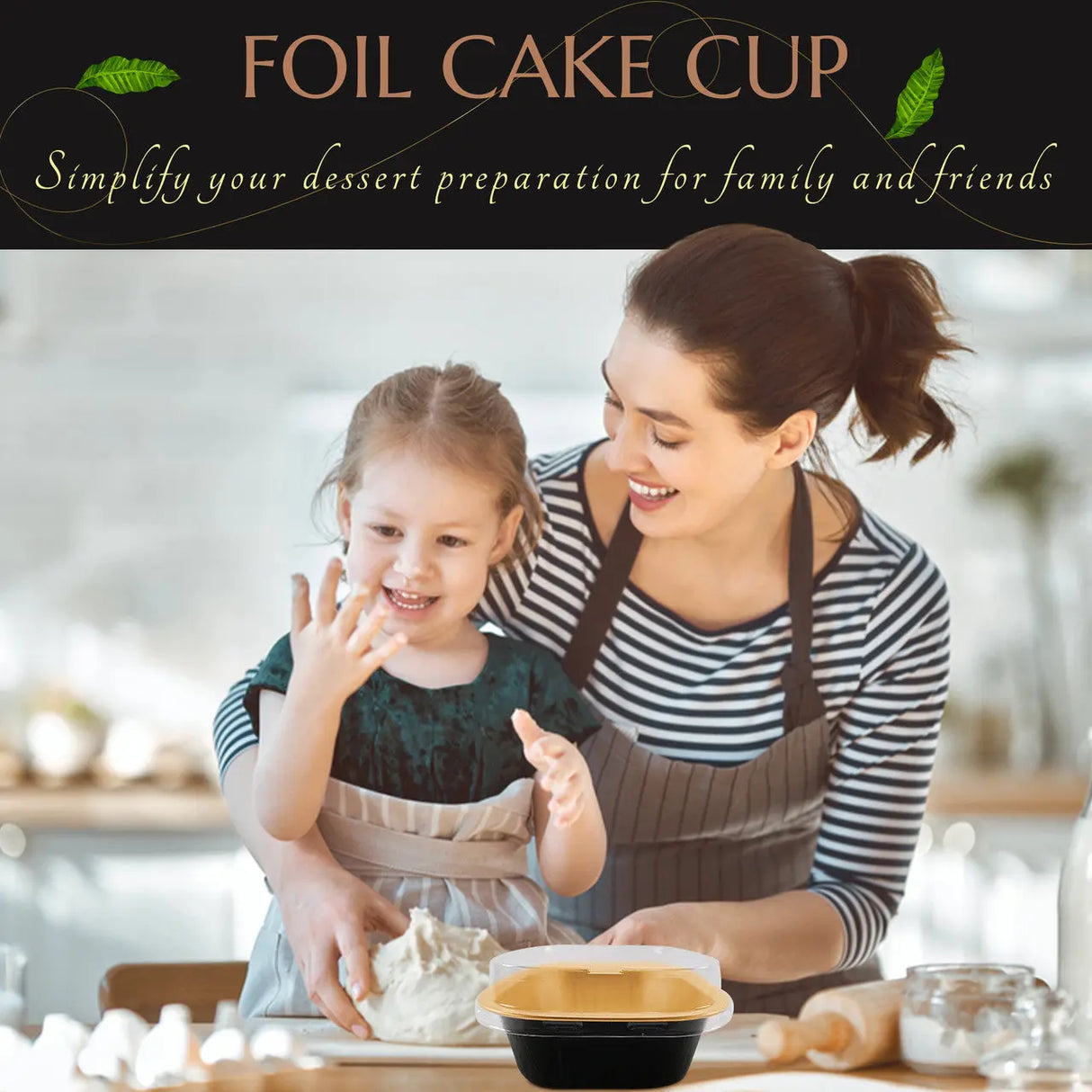 11 oz. Square Foil Cup with Snap-on Plastic Lids - Case of 1000 - #A24P KitchenDance
