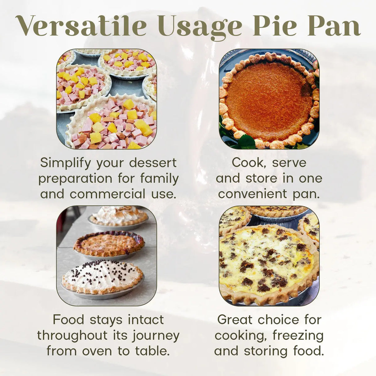 D & W  Fine Pack 11" Disposable Aluminum Foil Pie Pan - Case of 250 - #11104 D & W Fine pack