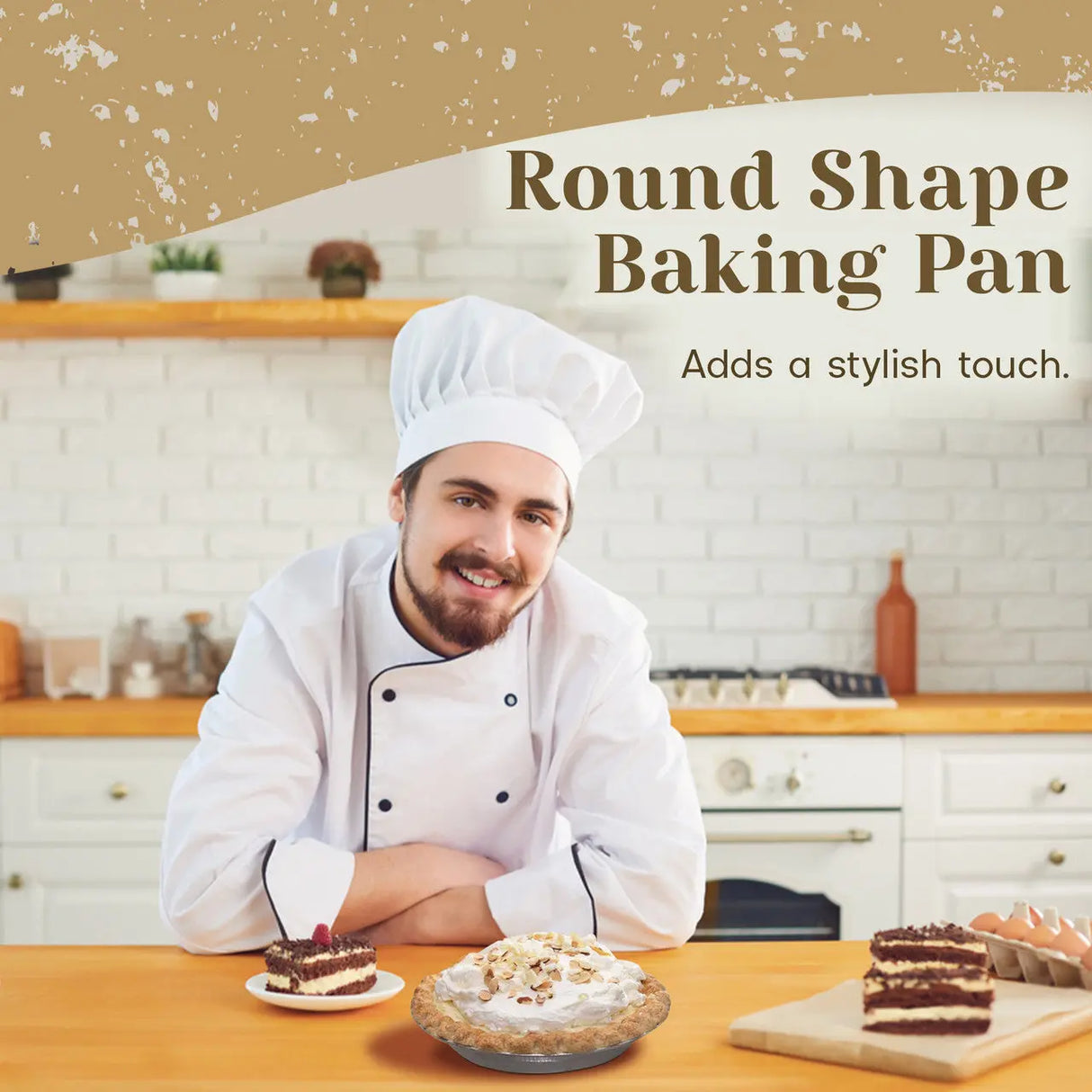 10" Disposable Aluminum Foil Pie Pan - Case of 500  #1042 D & W Fine pack