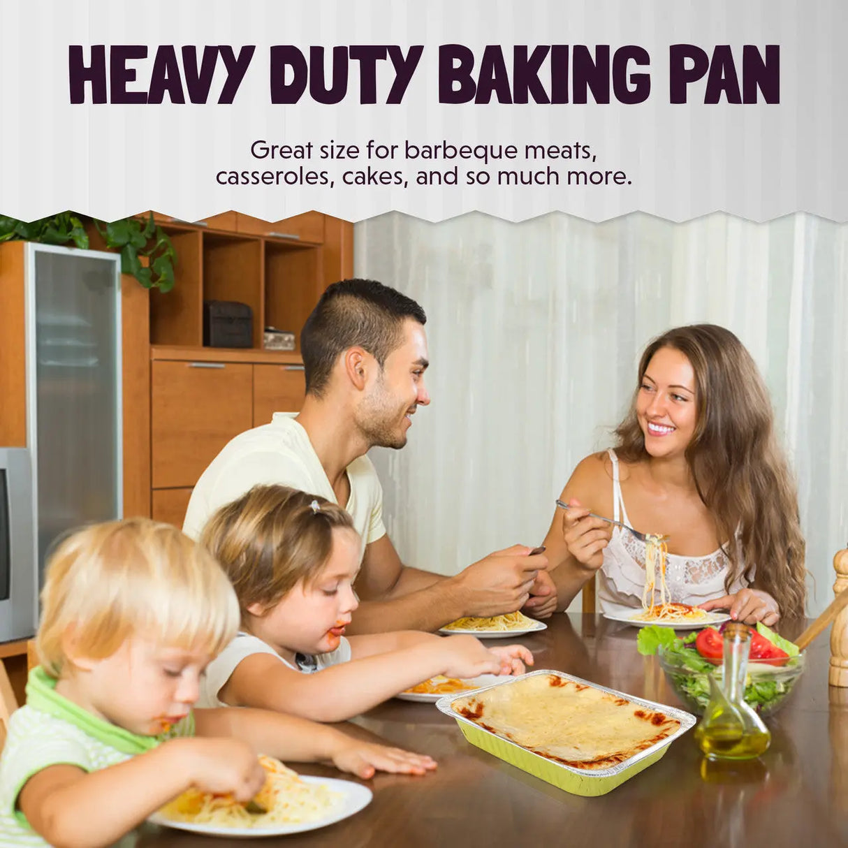 Half Size Colored Disposable Steam Table Pans - Case of 200  #53900 KitchenDance