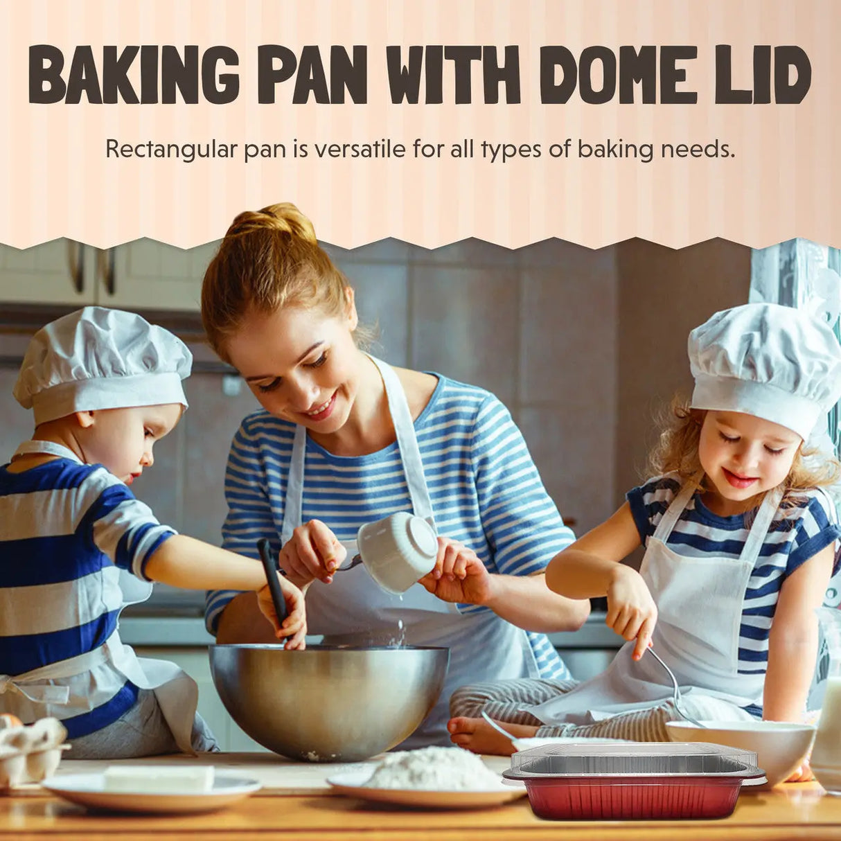 11" x  7" Colored Heavy Aluminum Entrée Pan - Case of 200 - #A71NL KitchenDance