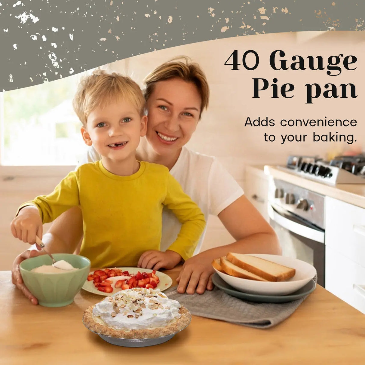 D & W  Fine Pack 11" Disposable Aluminum Foil Pie Pan - Case of 250 - #11104 D & W Fine pack