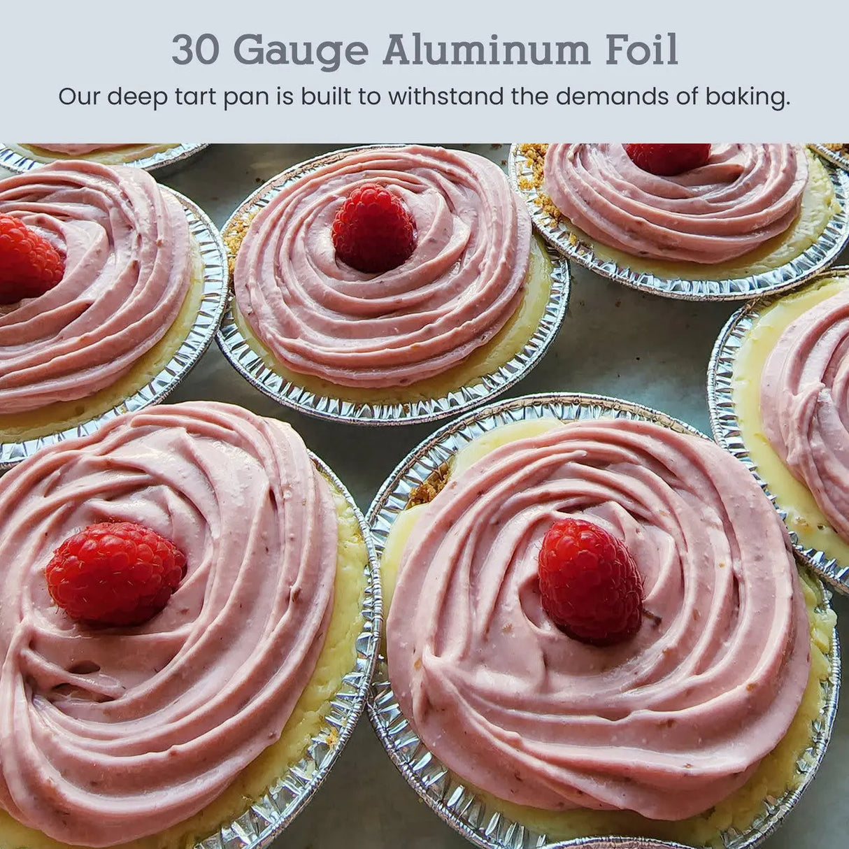 4¼" Disposable Aluminum Foil Tart Pan - Deep -Case of 1000  #425 D & W Fine pack