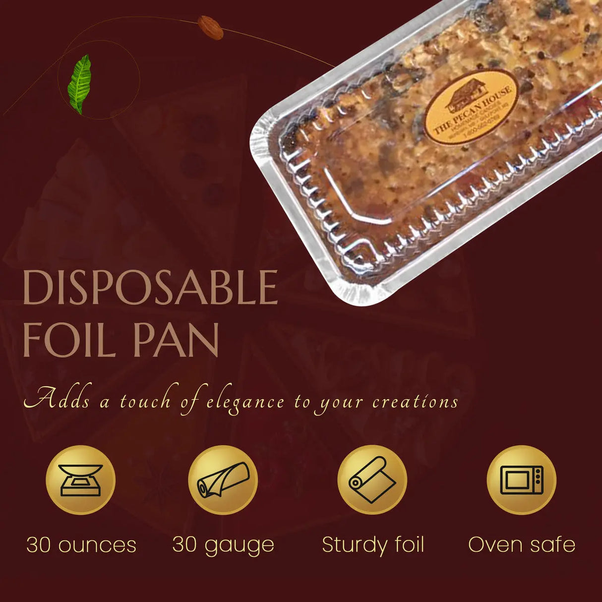 2 lb. Colored  Closable Foil Loaf Pan with Plastic Lid - Case of 1000- #1850P Aikou