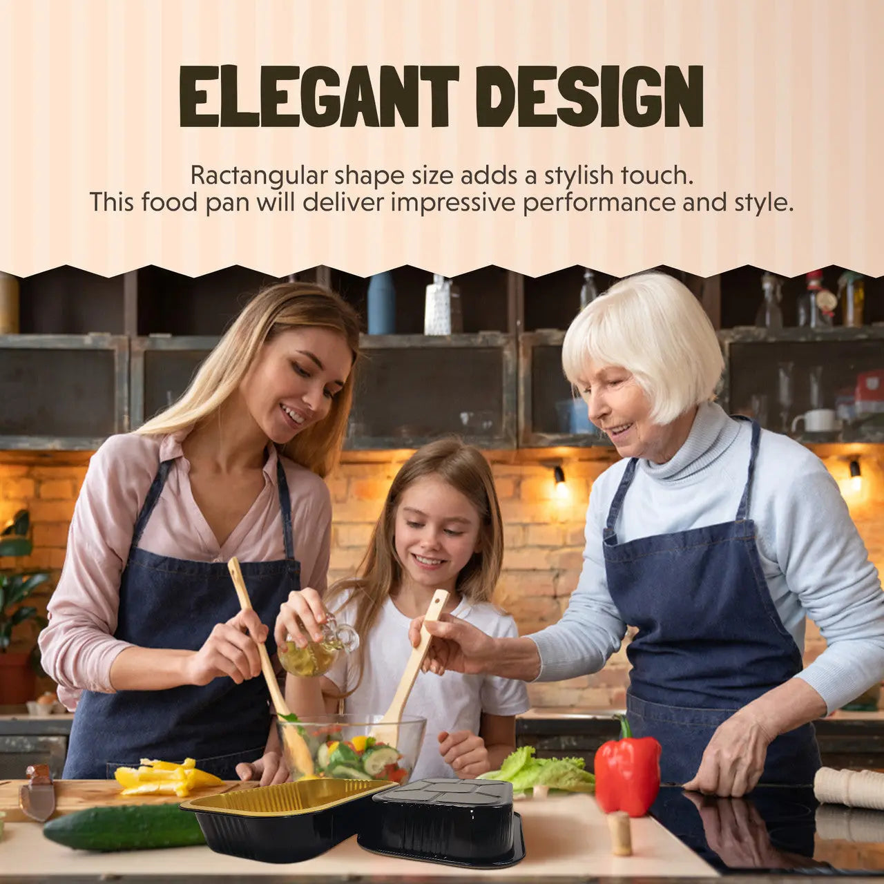 8" x 5" Colored Heavy Aluminum Entrée Pan - Case of 500 - #A67NL KitchenDance