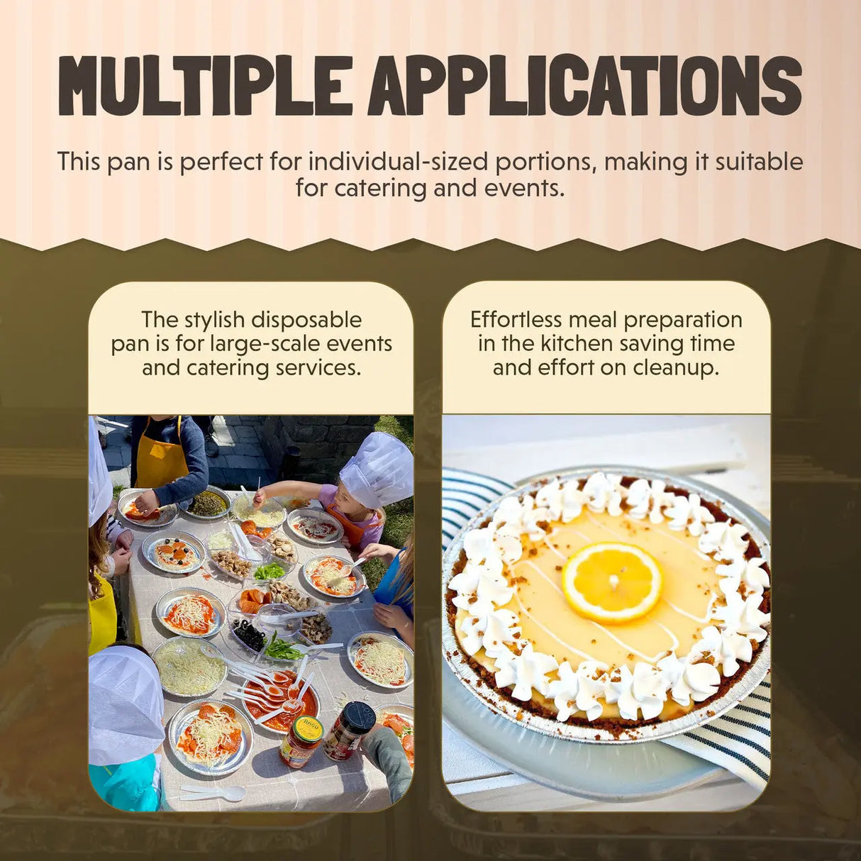 7" Individual Size Foil Pizza or Cookie Pans - Case of 250 - #WE50 D & W Fine pack