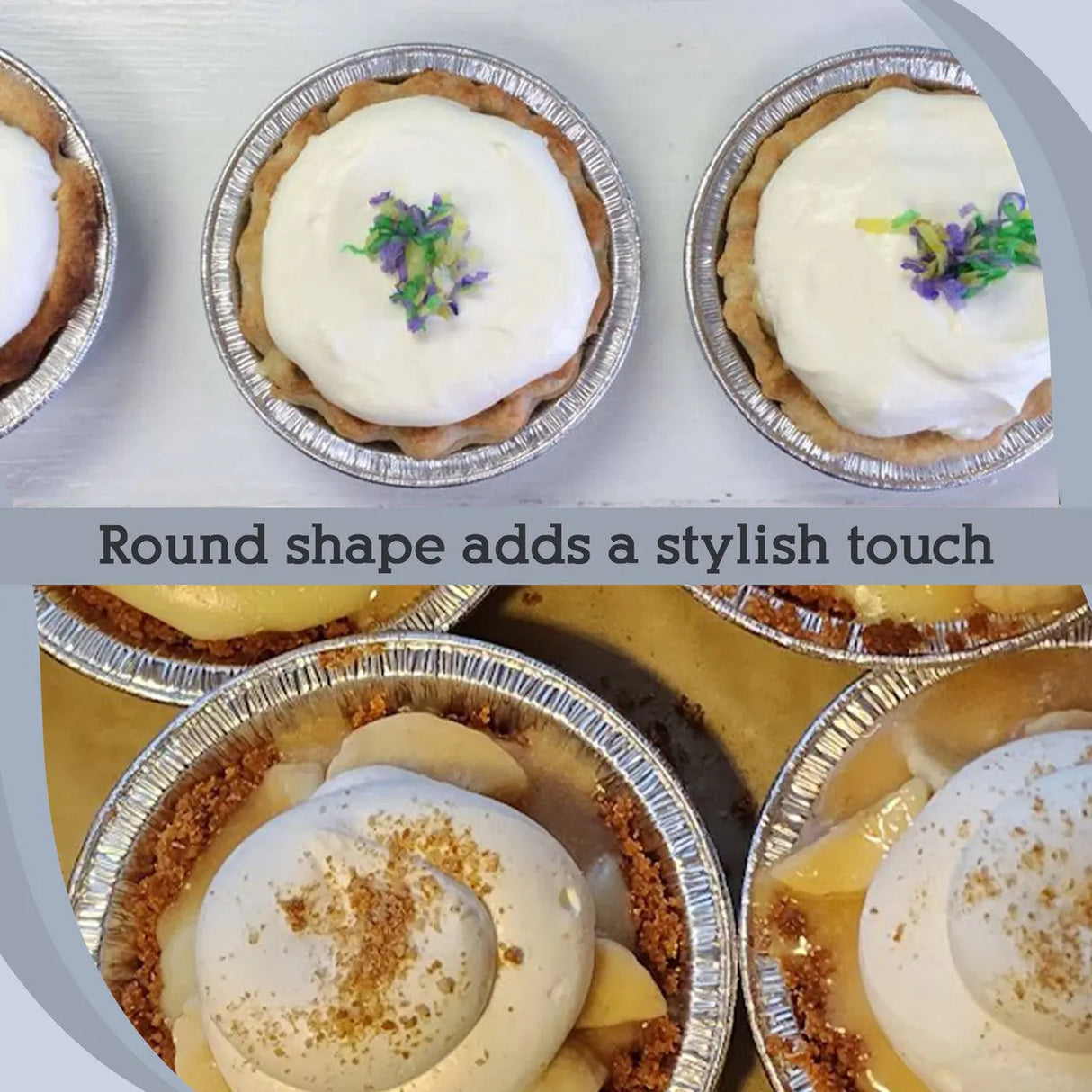 4¼" Disposable Aluminum Foil Tart Pan - Deep -Case of 1000  #425 D & W Fine pack