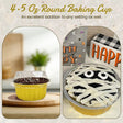 4.5 oz.  Colored Aluminum Dessert Cup w/ Plastic Lid- Case of 2000- #A35P KitchenDance