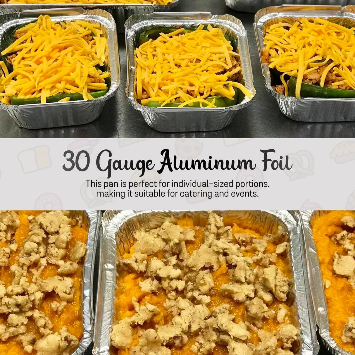 1 lb. Disposable Aluminum Take-out Pan with Plastic Lid  Case of 1000  #220P Handi-Foil