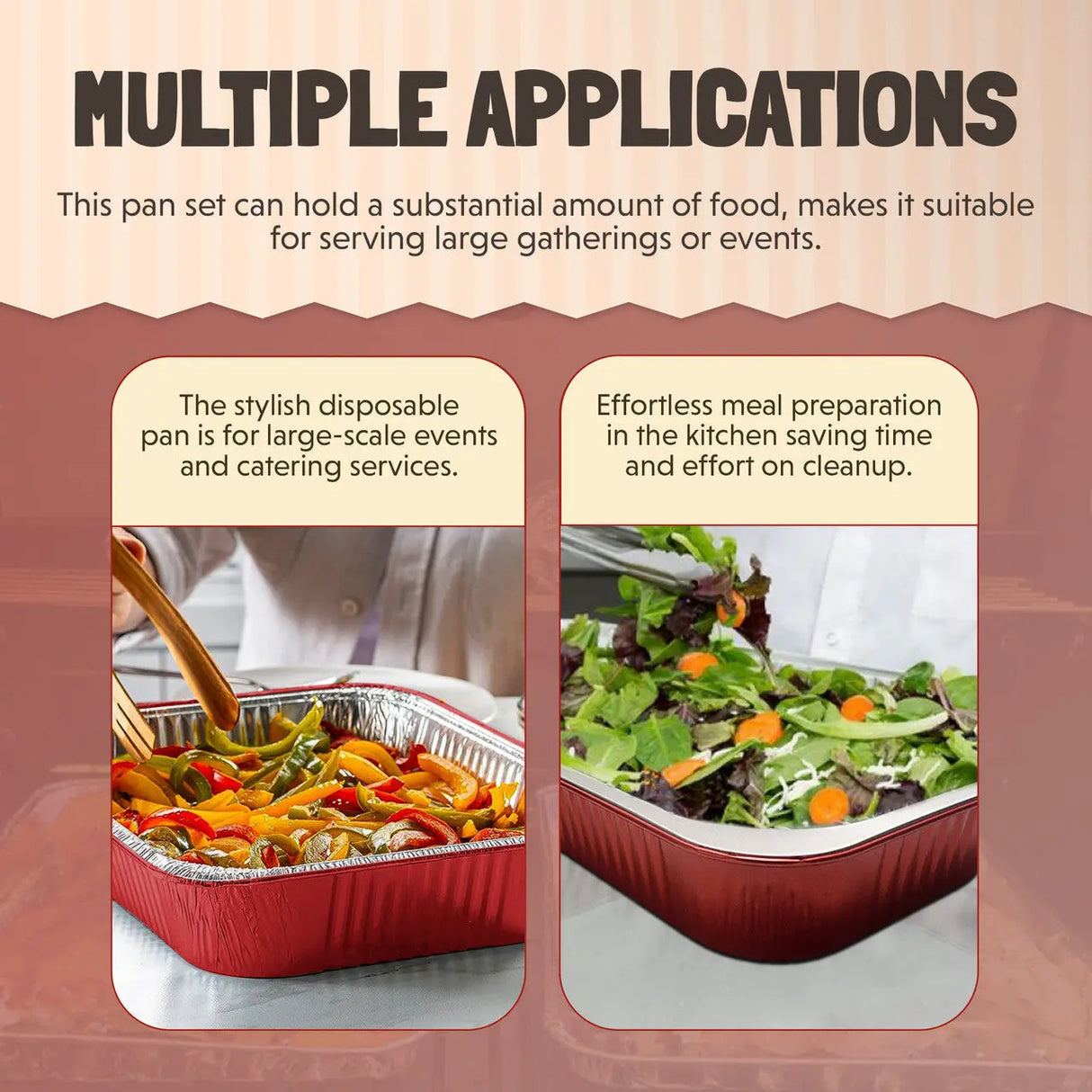 11" x  7" Colored Heavy Aluminum Entrée Pan - Case of 200 - #A71NL KitchenDance