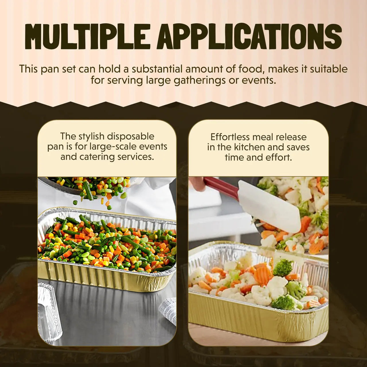 8" x 5" Colored Heavy Aluminum Entrée Pan with Lid - Case of 500 - #A67P KitchenDance