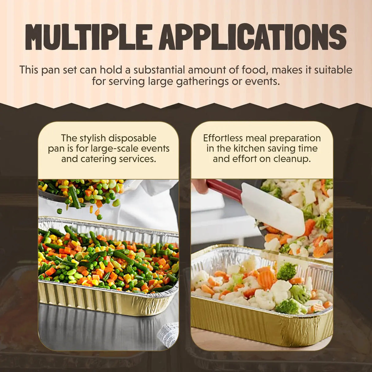 11" x  7" Colored Heavy Aluminum Entrée Pan with Snap on Dome Lid - Case of 200  #A71P KitchenDance