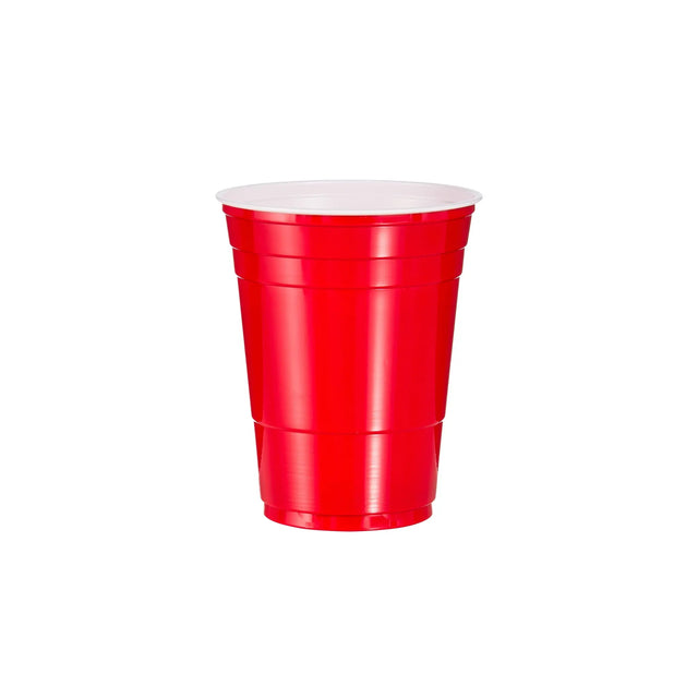 Dart Solo 16 oz. Red HIPS Plastic Cold Cup - Case of 1000 - #P16R Dart Container