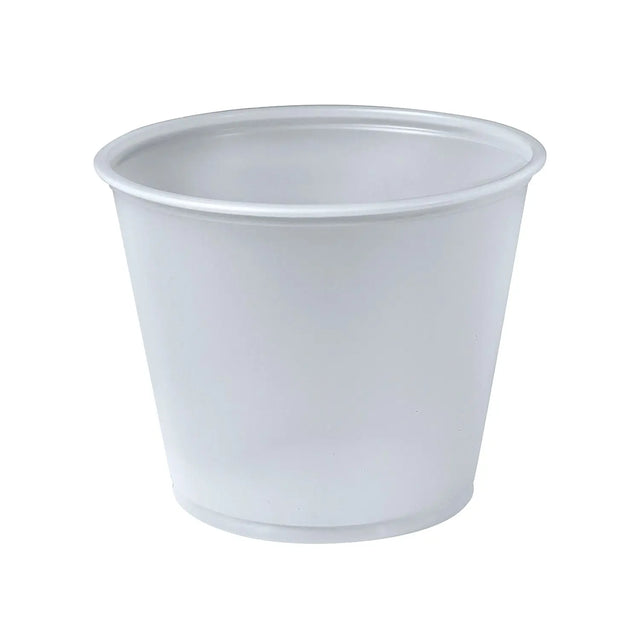 Dart 5.5 oz. Translucent HIPS Plastic Portion Container - Case of 2500 - #P550N Dart Container