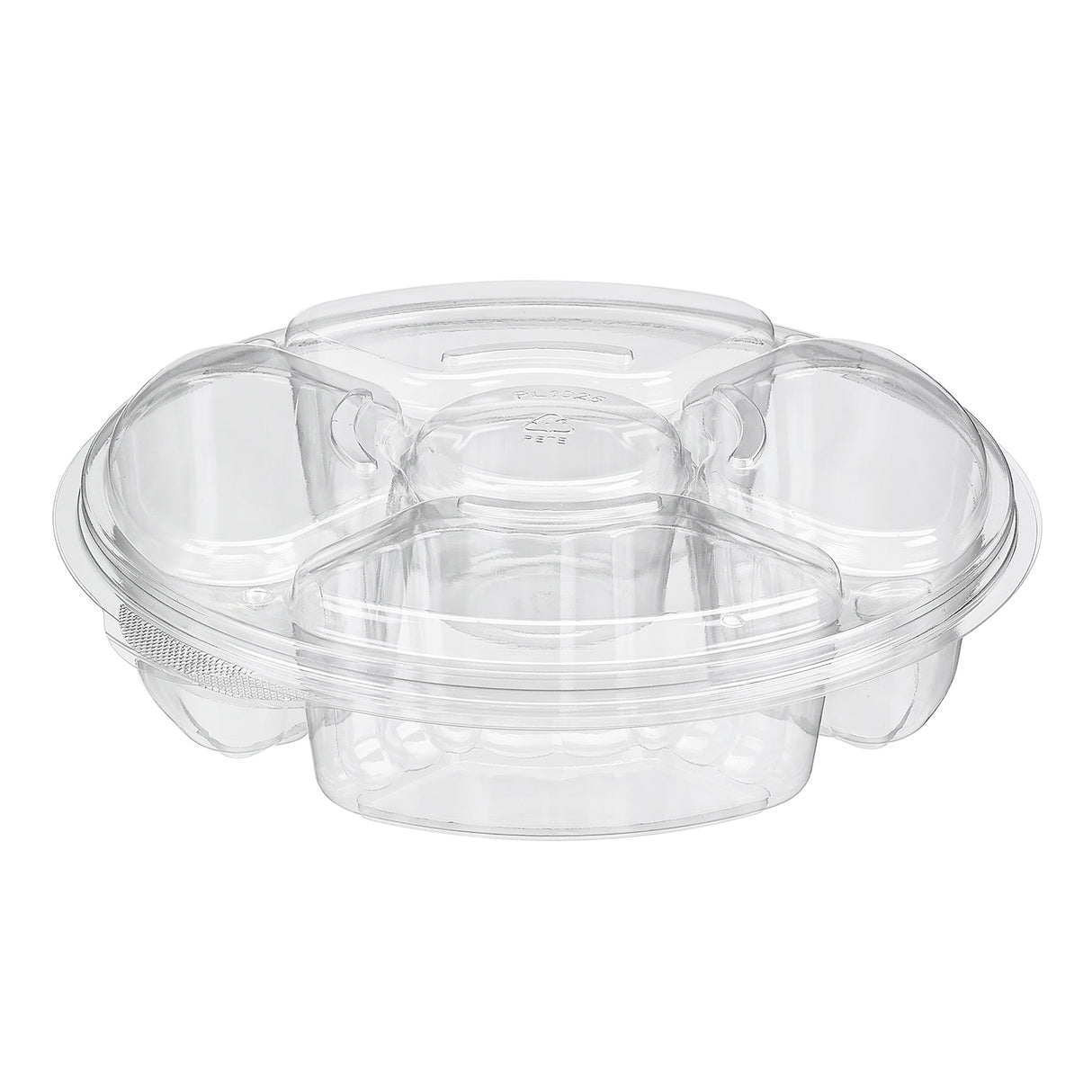 54 oz. Two Piece Platter with 5 Compartments - Case of 100 - #PL054C