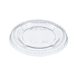 Dart Solo 3.25-7 oz. Clear PET Plastic Soufflé Cup Lid - Case of 2500 - #PL4N Dart Container