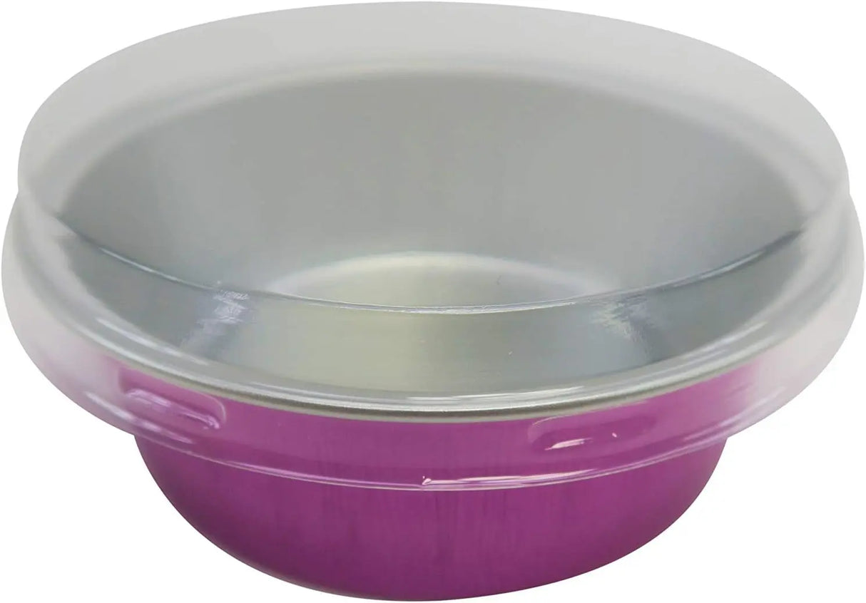 5 oz. Foil Cup with Plastic Lid  Case of 2000 - #A41P KitchenDance