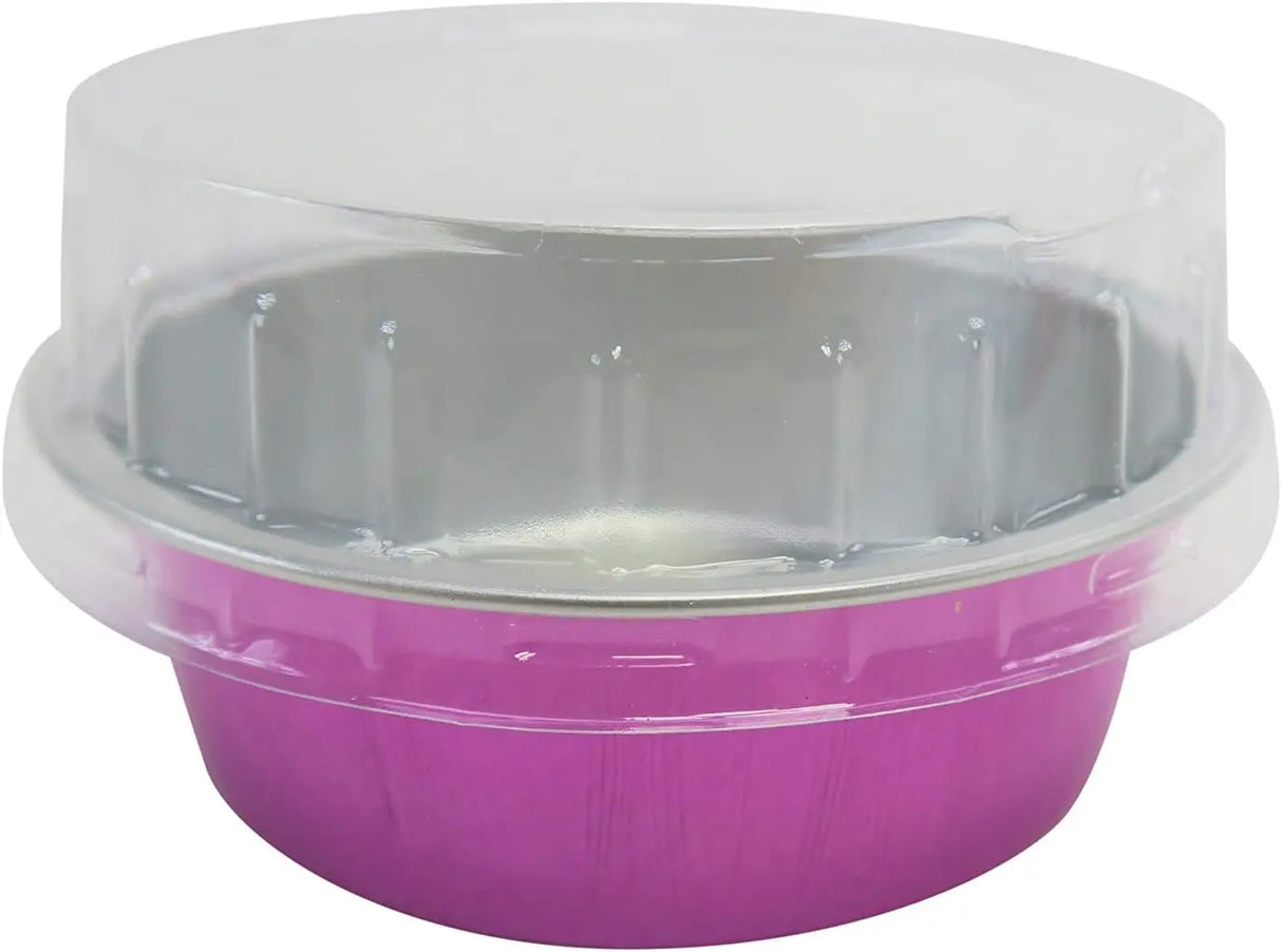 5 oz. Foil Cup with Plastic Lid  Case of 2000 - #A41P KitchenDance