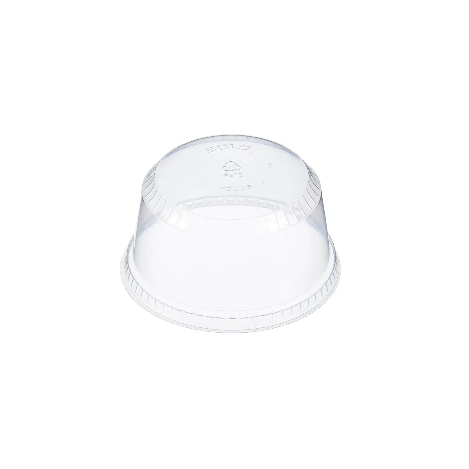 Dart Solo 8 oz. Clear PET Plastic Food Container Lid - Case of 1000 - #SDL58-0090 Dart Container