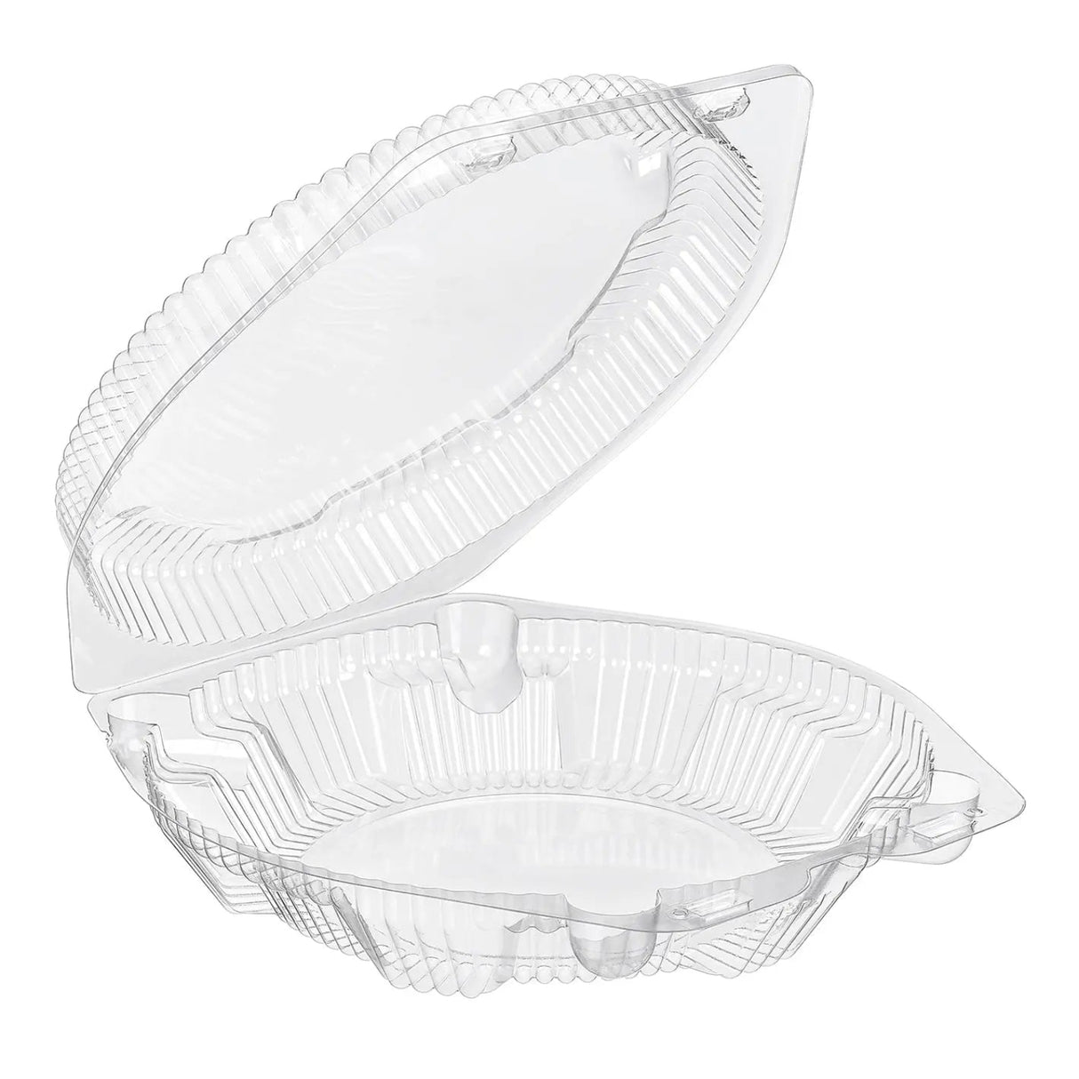 Low Dome 8" Plastic Clamshell Pie Container - Case of 200 - #SLP108 Inline Plastics