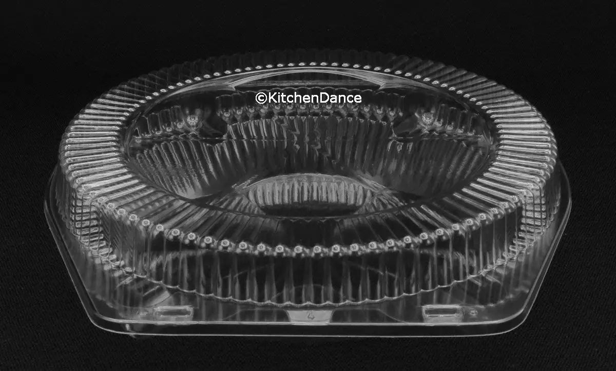 10" Low Dome Clamshell Pie Container - Case of 200 - #CPC110 Inline Plastics
