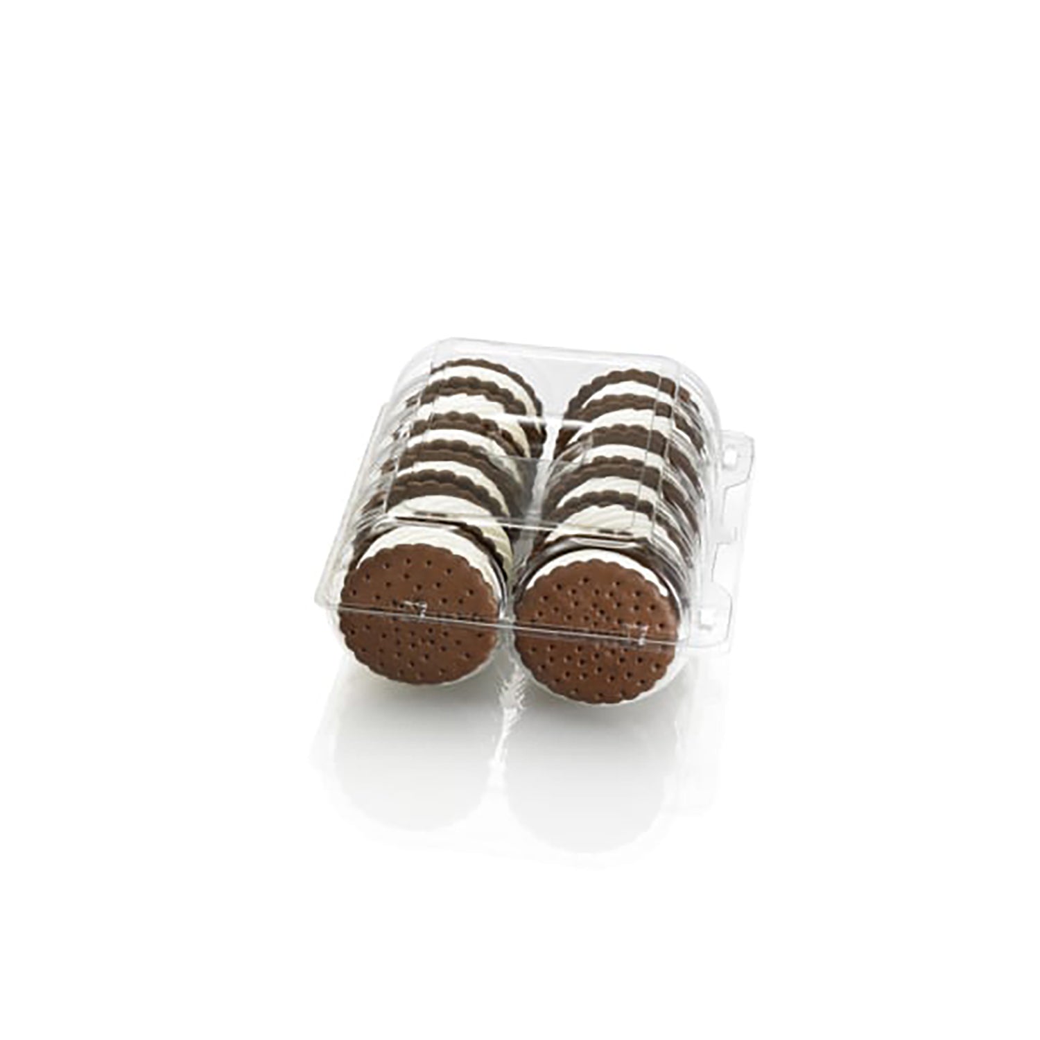 12-Count Plastic Hinged Donut Container - Case of 174 - #SLP112A Inline Plastics