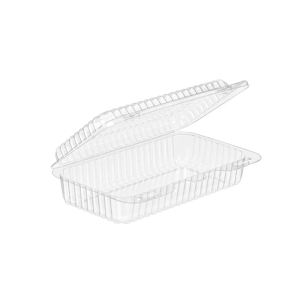 Inline Plastics 21 oz. Rectangular Clear Clamshell Container with Barlock - Case of 400 - #SLP17D Inline Plastics