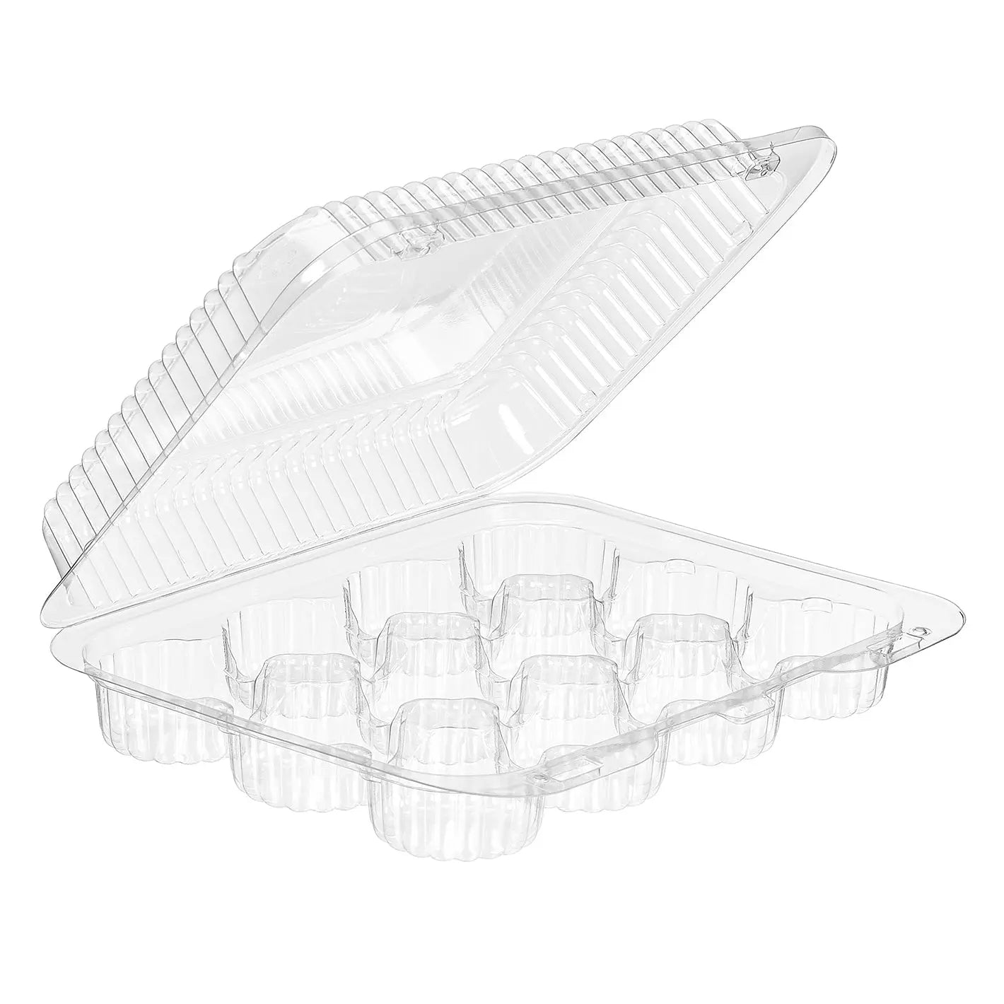 12 Compartment Plastic Mini Cupcake/Muffin Container - Case of 250 - #SLP34 Inline Plastics