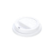 Dart Solo 10 oz. White PS Plastic Traveler® Dome Hot Cup Lid - Case of 1000 - #TL31R2-0007 Dart Container