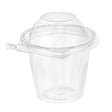 Safe-T-Gard® tamper evident 12 oz. Fruit Cup w/ Domed lid - Case of 256 Inline Plastics