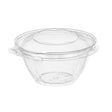 Inline Plastics Safe-T-Fresh Tamper Evident & Tamper Resistant 16 oz. Clamshell Bowl - Case of 240 - #TS16RN Inline Plastics