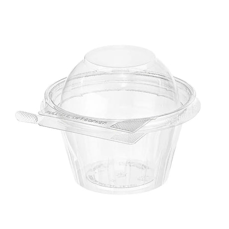 Inline Plastics Safe-T-Fresh Tamper Evident & Tamper Resistant 8 oz. Clamshell Cup with Dome Lid - Case of 272 - #TS8CCRD Inline Plastics