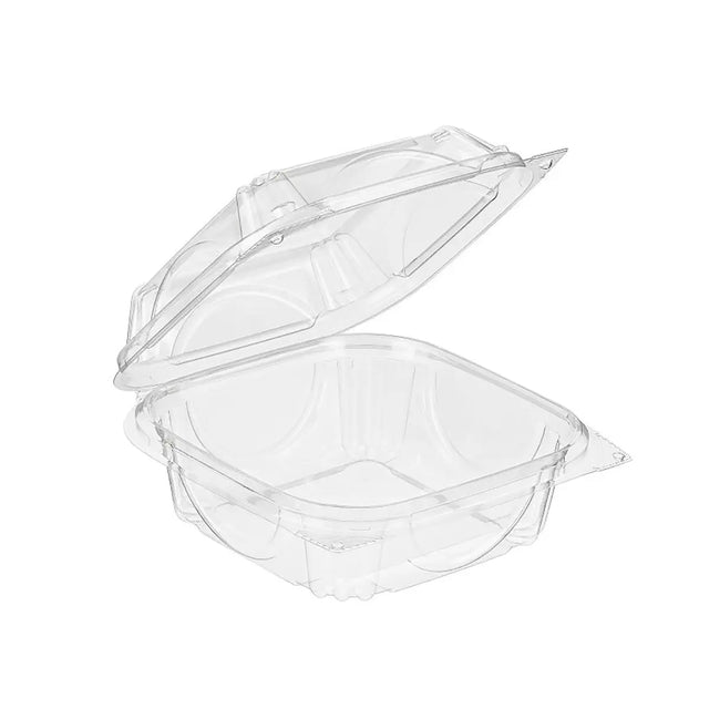 Inline Plastics Square Perimeter Seal Clamshell Container - Case of 330 - #VF8050 Inline Plastics