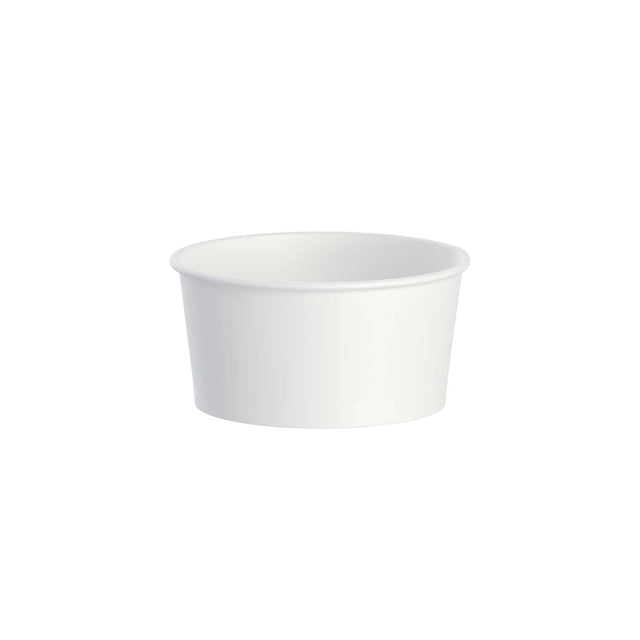 Dart Solo 6 oz. White DSP Paper Food Container - Case of 1000 - #VS606X-02050 Dart Container