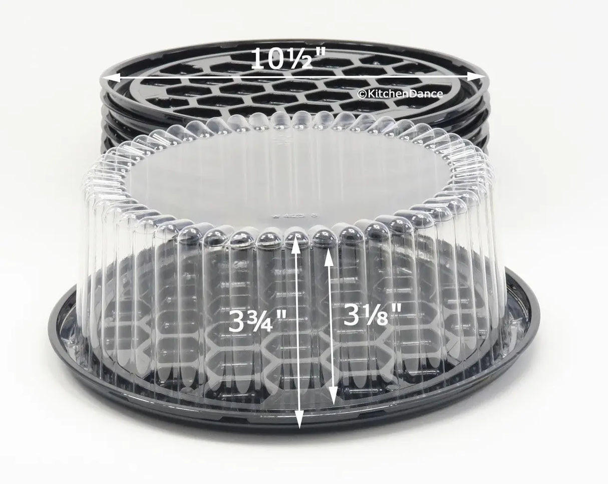 8" Cake  Container for 1 or 2 layers - Case of 160 - #WG22 D & W Fine pack