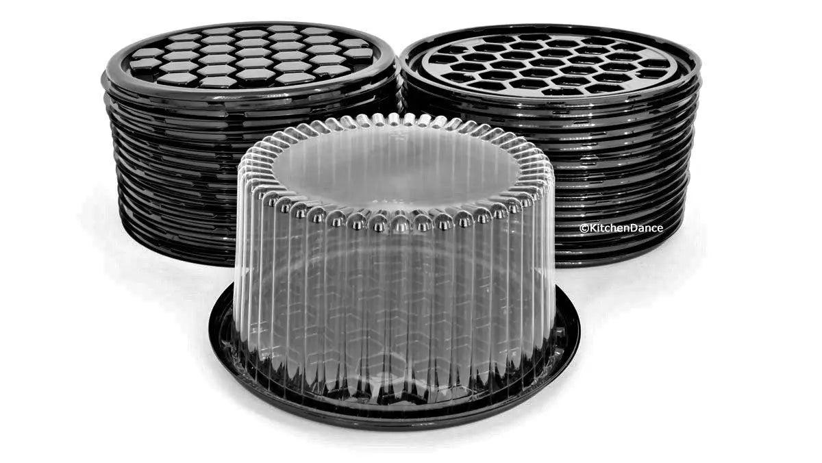 8" Cake Container for 2-3 layer cakes - Case of 160- #WG23 D & W Fine pack