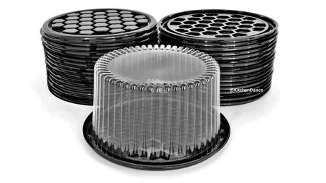 8" Cake Container for 2-3 layer cakes - Case of 160- #WG23 D & W Fine pack