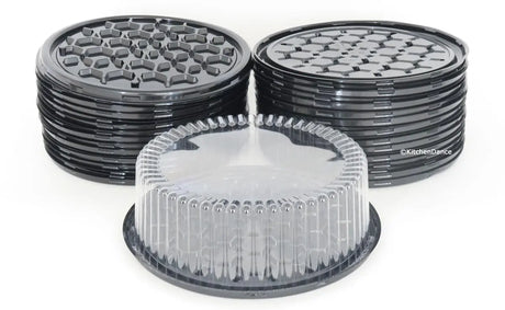 9" Cake Container for 1-2 layers - Case of 80 - #WG25 D & W Fine pack