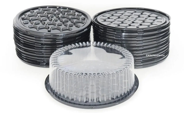 9" Cake Container for 1-2 layers - Case of 80 - #WG25 D & W Fine pack